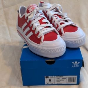Adidas Platform Nizza sneakers, women's 6